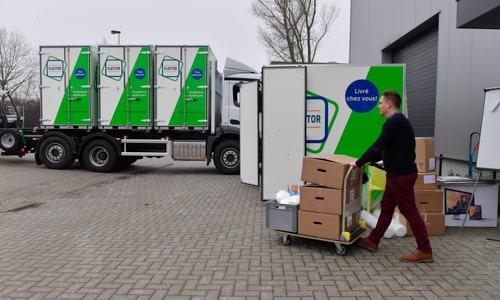 Het gebouw van Merak NV in Overijse